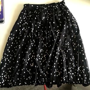 Polka dot skirt
